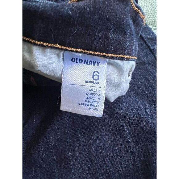 Old Navy Women's Skinny Jeans Size 6 Dark Wash Blue Denim - Picture 4 of 4